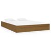 vidaXL Giroletto senza Materaso Ambra in Legno Massello 120x190 cm
