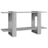 vidaXL Libreria Grigio Marrone 100x30x51 cm in Legno Multistrato
