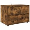 vidaXL Armadio 80 x 48 x 57 cm Legno ingegnerizzato Rovere fum&eacute;