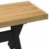 vidaXL Panca Pranzo NOAIN Gambe a Forma X 180x40x45 cm Legno Massello