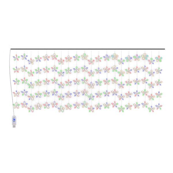 vidaXL Luci Fatate a Stella a LED 500 LED Colorati 8 Funzioni