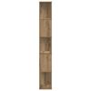 vidaXL Libreria 5 Piani Rovere Artigianale 45x23,5x162,5cm Multistrato