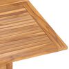 vidaXL Set da Pranzo Pieghevole per Esterni 5pz Legno Massello di Teak