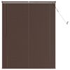 vidaXL Tenda Veneziana Marrone Scuro con Motivo 150 x 110 cm PVC