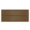 vidaXL Testiera da Parete Ambra 204x3x90 cm in Legno Massello di Pino