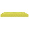 vidaXL Cuscino per Pallet e Pavimento Verde Mela 73x40x7 cm in Cotone