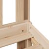 vidaXL Letto Libreria senza Materasso 90x200 cm Legno Massello Pino