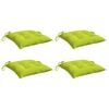vidaXL Cuscini per Pallet 4 pz Verde Chiaro 50x50x7 cm Tessuto Oxford