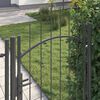vidaXL Cancello da giardino con blocco Grigio 175 x 100 cm Acciaio