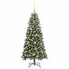 vidaXL Albero di Natale artificiale con 150 LED Verde 120 cm