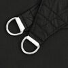 vidaXL Parasole a Vela Oxford Rettangolare 2x3,5 m Nero