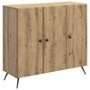 vidaXL Credenza Rovere Artigianale 89 x 34,5 x 80 cm
