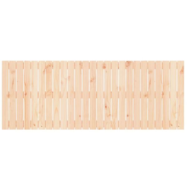 vidaXL Testiera da Parete 159,5x3x60 cm in Legno Massello di Pino