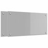 vidaXL Rivestimento da Cucina 2 pcs Grigio chiaro 80 x 40 cm