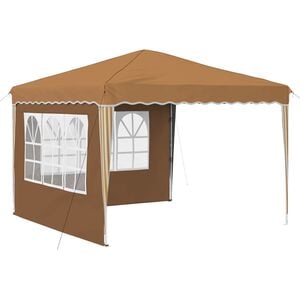 vidaXL Tenda per feste a pop-up Beige 288 x 288 x 245 cm