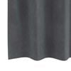 vidaXL Tende oscuranti 2 pcs Grigio chiaro 140 x 260 cm Velluto
