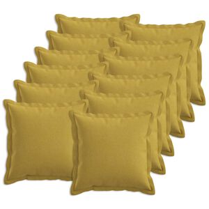 vidaXL Federa 12 pz HOUTEN Verde chiaro 40 x 40 cm Lino