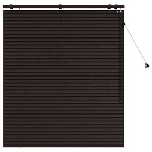 vidaXL Tenda Veneziana Marrone Scuro 105 x 130 cm 35 mm