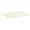 vidaXL Tessuto di Ricambio per Tenda da Sole Crema 5x3,5 m
