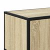 vidaXL Mobile TV Rovere Sonoma 120x35x41cm Legno Multistrato e Metallo