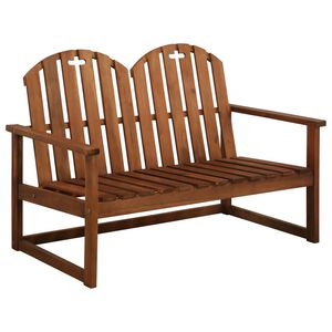 vidaXL Panchina da Giardino 110 cm in Legno Massello di Acacia