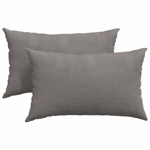 vidaXL Cuscini da Divano 2 pcs Grigio chiaro 50 x 30 cm