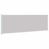 vidaXL Tenda da Sole Laterale Retrattile per Patio 200x600 cm Grigia