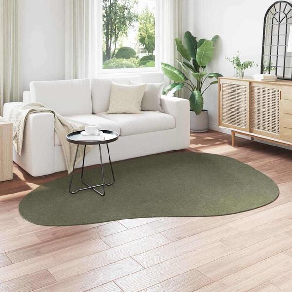 vidaXL Tappeti per area HUARTE Verde foresta 160 x 230 cm Poliestere