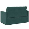 vidaXL Divano letto 110cm Verde Scuro Velluto