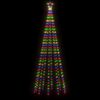 vidaXL Albero di Natale con Puntale Colorato 310 LED 300 cm