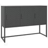 vidaXL Credenza Antracite 105x35x75 cm in Acciaio