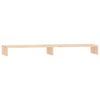 vidaXL Supporto per Monitor 100x27x10 cm in Legno Massello di Pino