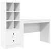 vidaXL Scrivania Bianco 145.5 x 50 x 127 cm 2 pz