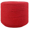 vidaXL Spago di Cotone 4 mm 100 m Rosso 100% Cotone
