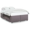 vidaXL Giroletto Grigio 160x200 cm in Similpelle