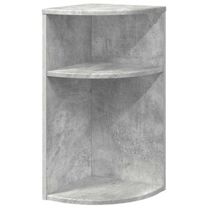 vidaXL Tavolino Grigio cemento 29,6 x 29,6 x 60 cm