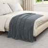 vidaXL Coperte da Pile 6 pcs Grigio scuro 130 x 150 cm Panno