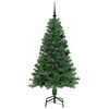 vidaXL Albero di Natale artificiale con 150 LED Verde 150 cm