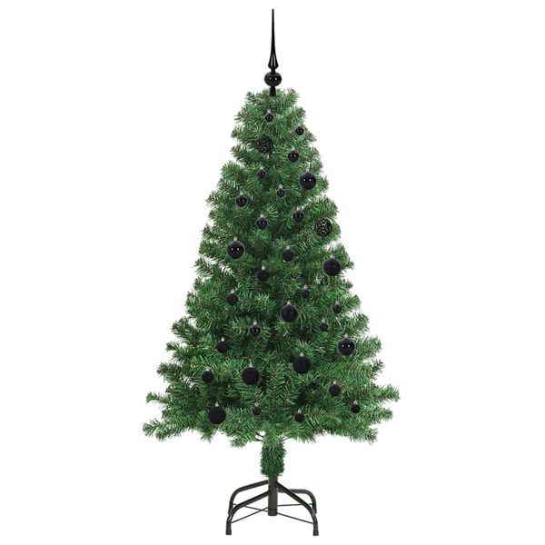 vidaXL Albero di Natale artificiale con 150 LED Verde 150 cm