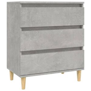 vidaXL Credenza Grigio Cemento 60x35x70 cm in Legno Multistrato