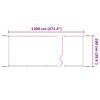 vidaXL Paravento Verticale Antracite 100x1200 cm in Tessuto Oxford