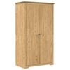 vidaXL Armadio BODO 99x53,5x173 cm in Legno Massello di Pino Bianco