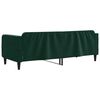 vidaXL Letto da Giorno Verde Scuro 80x200 cm in Velluto