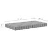 vidaXL Cuscini per Pallet e Pavimento 7 pz Grigi n Cotone
