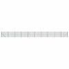 vidaXL Recinzione Metallica con Flangia Verde 1,6x25 m