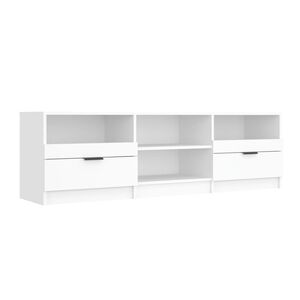 vidaXL Mobile Porta TV Bianco 150x33,5x45 cm in Legno Multistrato