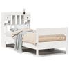 vidaXL Letto Libreria senza Materasso Bianco 90x190 cm Massello Pino
