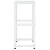 vidaXL Struttura per Lavabo da Bagno Bianca 40x38x83 cm in Ferro