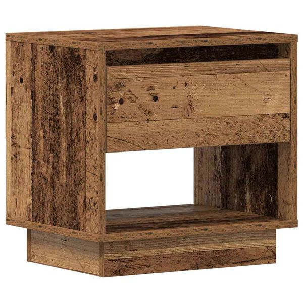 vidaXL Comodino Legno vecchio 45 x 34 x 44 cm Legno multistrato