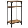 vidaXL Tavolo laterale Legno vecchio 40 x 30 x 75 cm